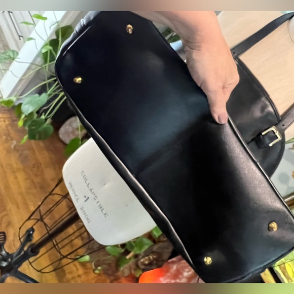 Cynthia Rowley Bucket Bag Black or maybe Dark Brown Leather Purse - Picture 7 of 8